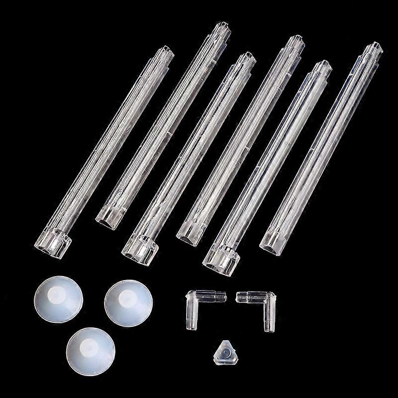 Aquarium Bubble Wall Plastic Tube Oxygen Diffuser Air Curtain Clear Bars