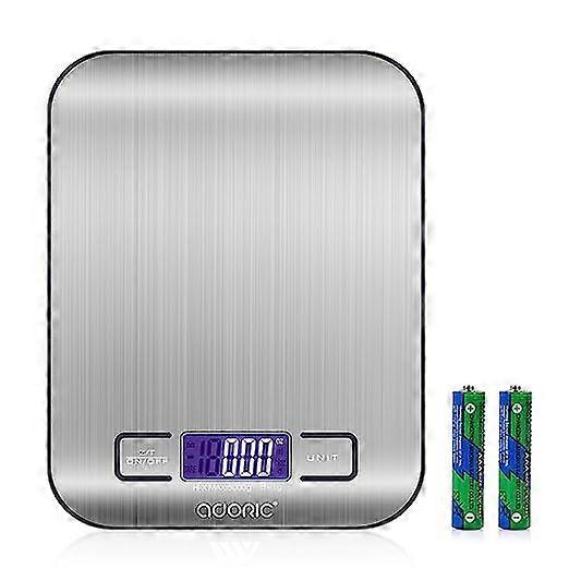 Dww-Modle επαναφορτιζόμενη avec batterie - Balance de cuisine lectronique - Balance de cuisine numrique haute prcision, 5 kg/1 g, cran LCD rtroclair tacti