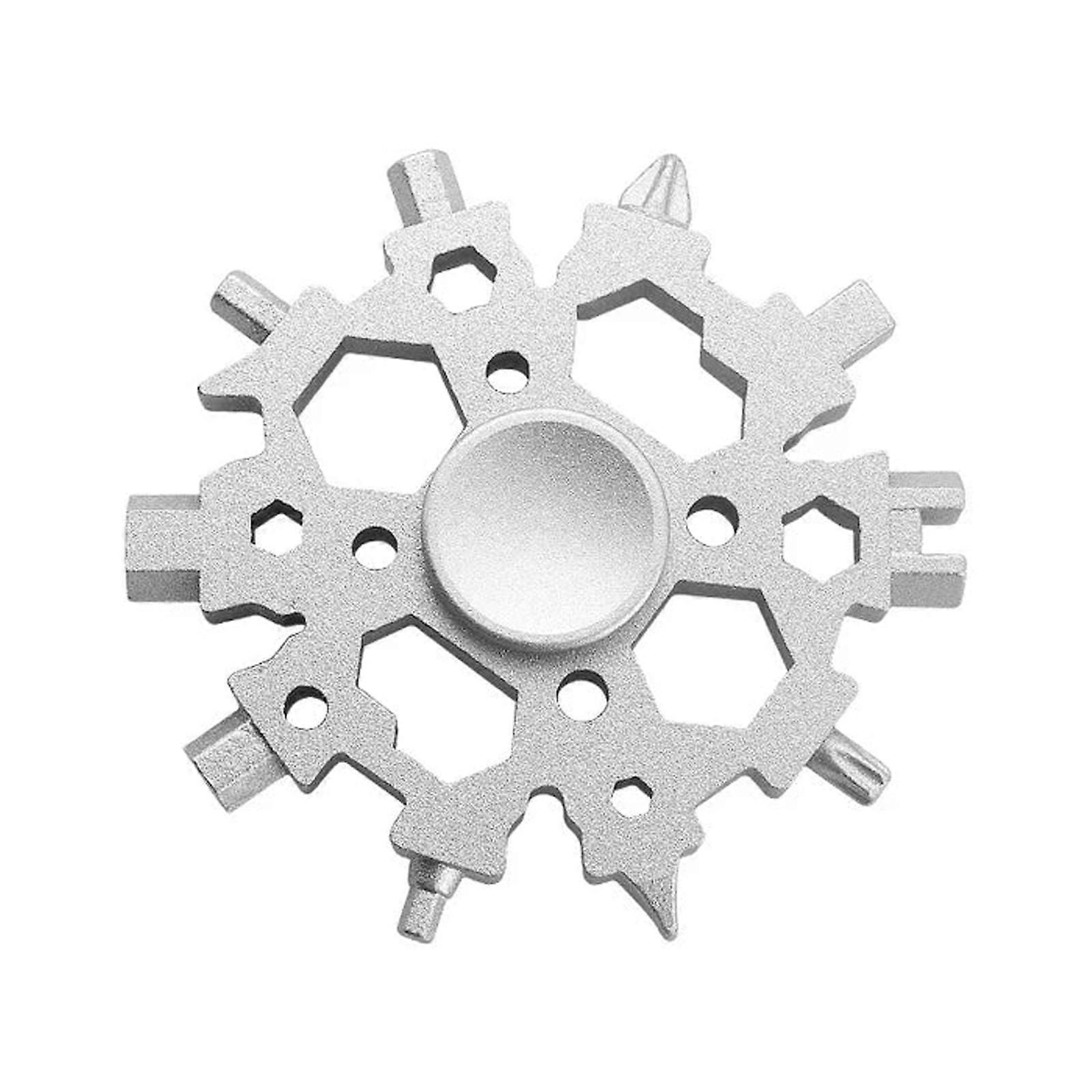 23 In 1 Multi Tool Portable Snowflake Wrench Tools Fidget Spinner