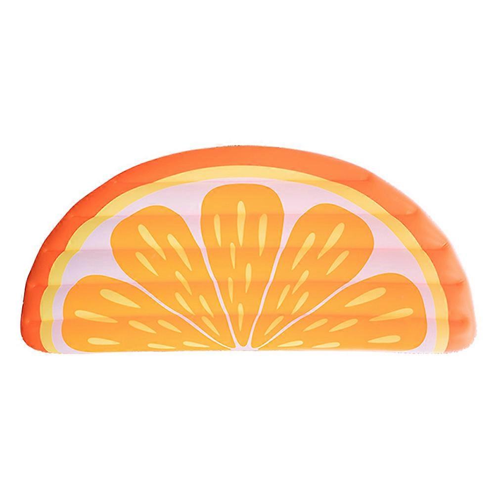Orange Pool Float Inflatable Swimming Float Lounge Raft