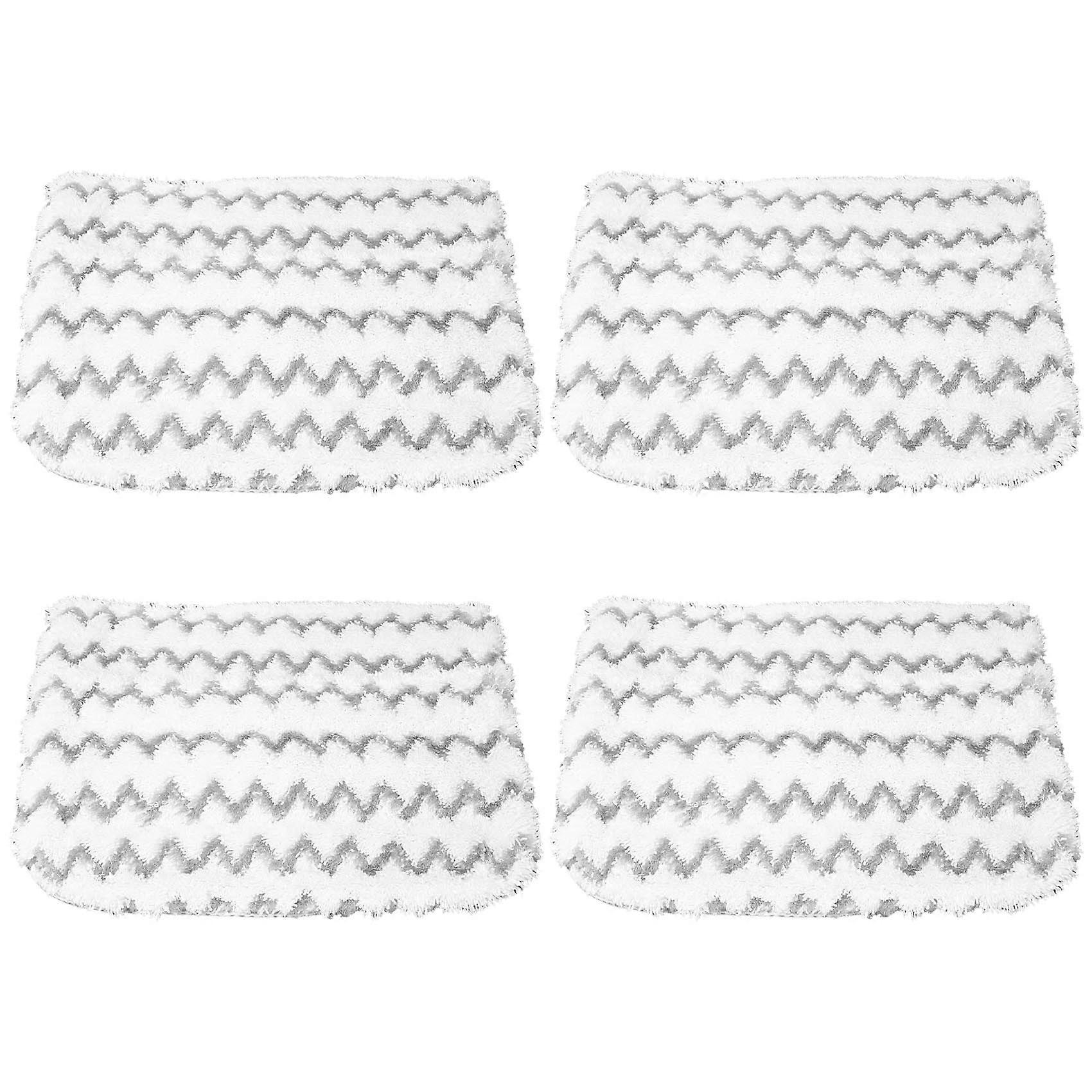 4 PCS Replacement Pads Accessory for Steam Mop S1000, S1000A, S1000C, S1000WM, S10001C, Dirt Grip Pads, Microfiber Washable & Reusable