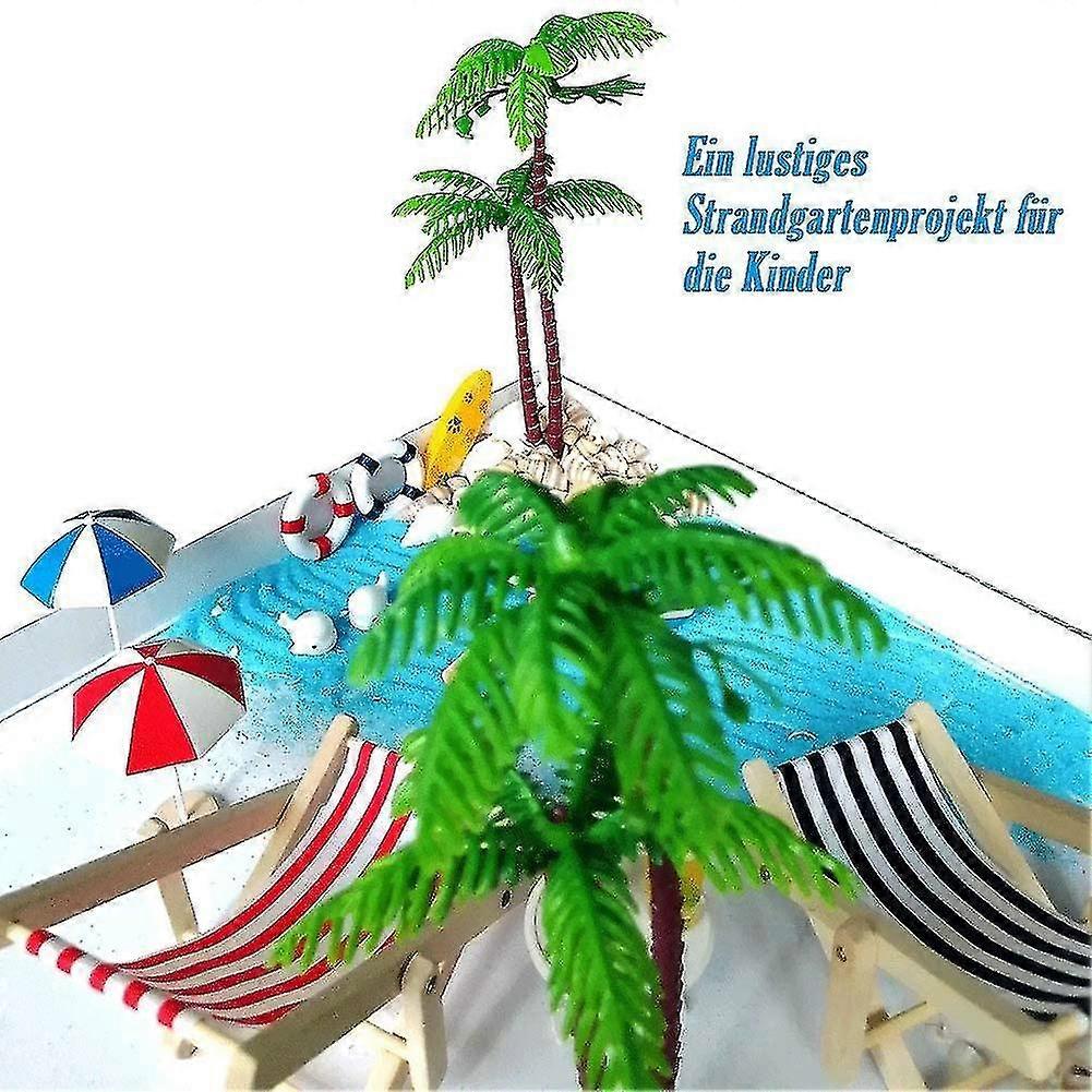 Royouzi 27 Stück Strand-Mikrolandschaft Mini-Stranddekorationen Miniatur Dekoration Mini Liegestuhl Deko Strandkorb Sonnenschirm Kleine Palme Deko Accessoires für DIY Zen Garten Dekoration (A Royouzi 27 Stück Strand-Mikrolandschaft Mini-Stranddekorationen Miniatur Dekoration Mini Liegestuhl Deko Strandkorb Sonnenschirm Kleine Palme Deko Accessoires für DIY Zen Garten Dekoration (A