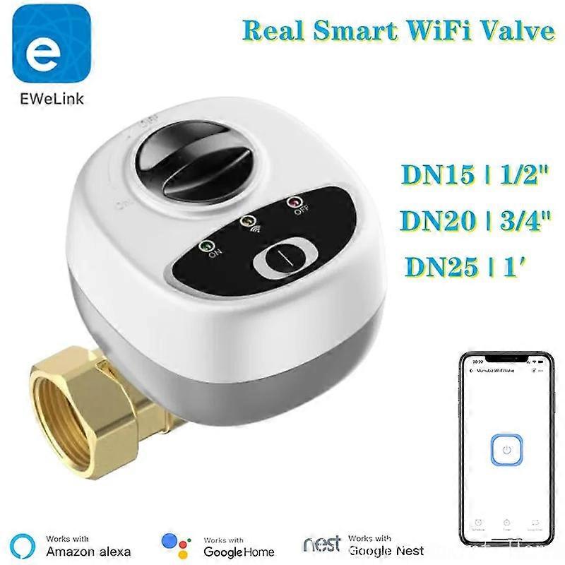 Water Timers Smart WiFi Water Vavle Gas Shutoff For DN15/DN20/DN25 APP Wireless Control Timer Alarm automation linkage Valve Alexa Comparible