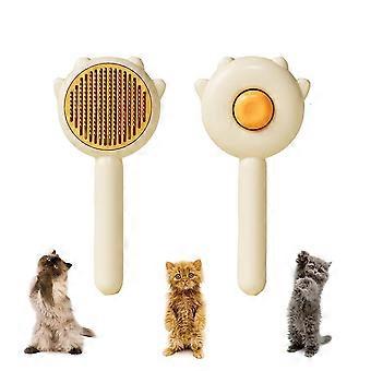 Magic Pet Comb, Pet Hair Cleaner Brush, Pet Grooming Cat and Dog Brush, Self Cleaning Cat Brush, Cat Grooming Brush, Cat Shedding Brush, Cat Brush for