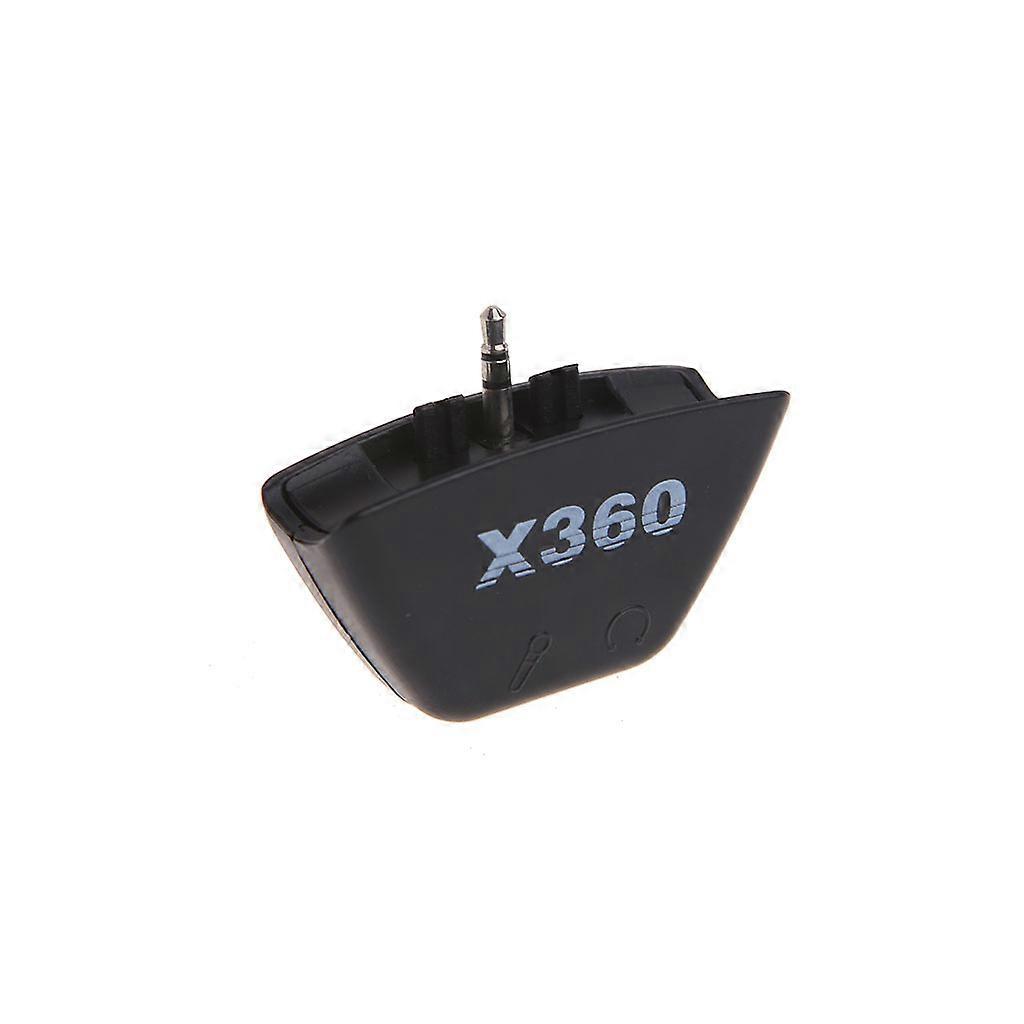 Negro 2.5mm Jack Micrófono Auricular Auricular Convertidor Adaptador para Xbox 360