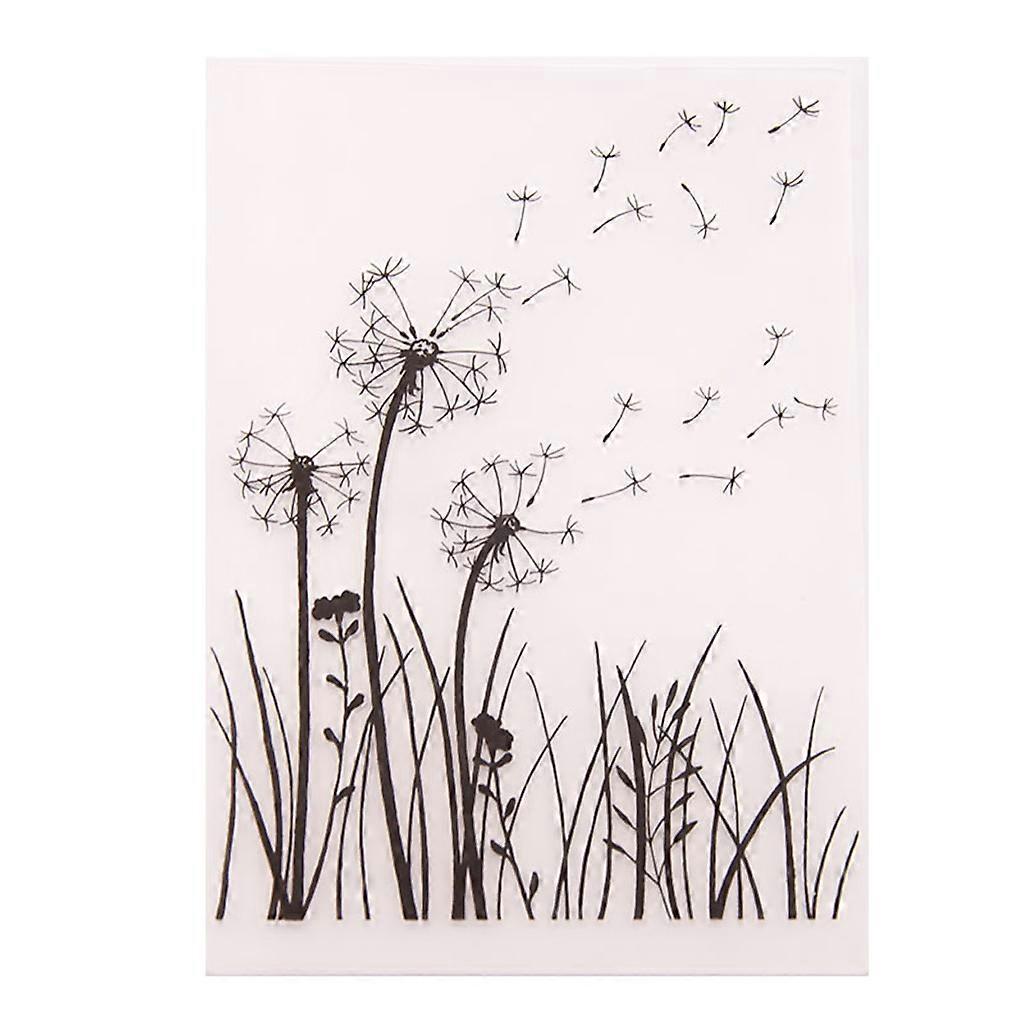 Dandelion Embossing Folder Template Card Paper Making Stencil Decorating Mould