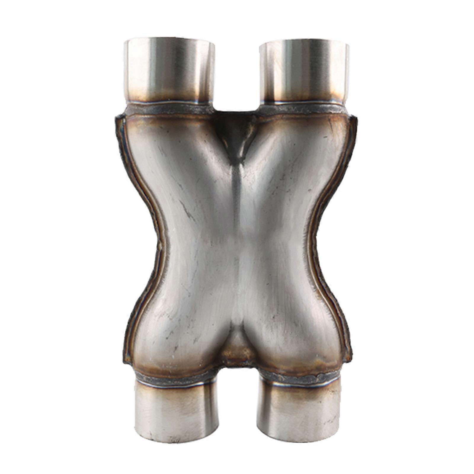 X-rør 2,25"/2,5"/3,0" dobbelt udstødning X-rør i rustfrit stål crossover-udstødningsrør