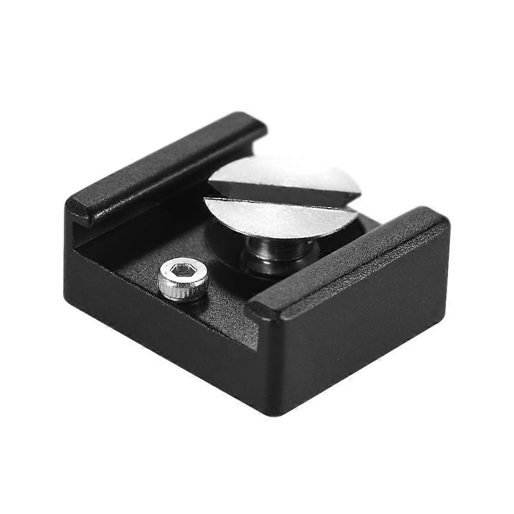 Andoer Mount Adapter Base Bracket Cold Shoe with 1/4" Mounting Screw for DSLR Camera Cage Flash LED Light Microphone