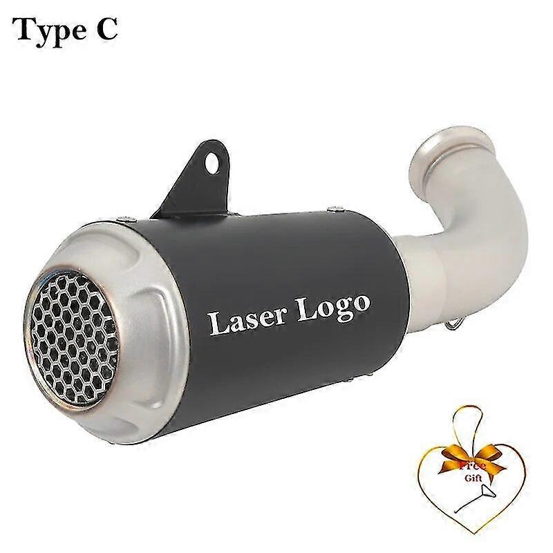 Exquisite exhaust pipeSlip On For Kawasaki Z125 Z 125 Motorcycle Exhaust Escape Modified Full System Front Middle Link Pipe DB Killer Muffler 51MM