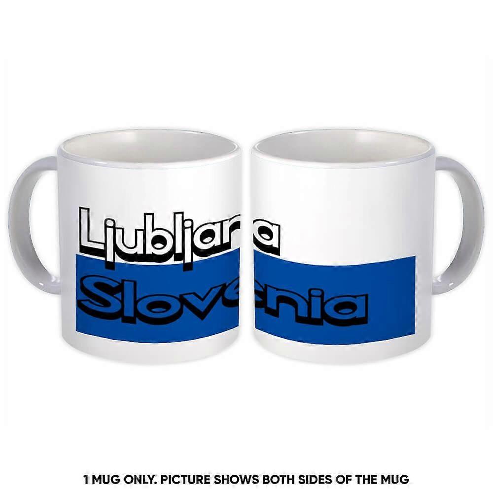 Gift Mug: Ljubljana Slovenia Rectangle