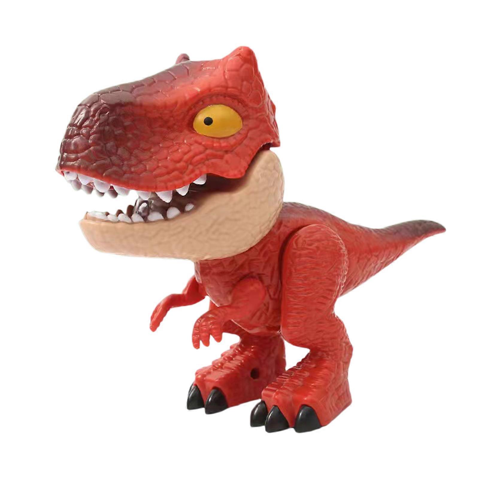 5 in 1 creative dinosaur toy model multifunctional elementary school stationery including ruler, pencil, pencil sharpener, binding machine, eraser the