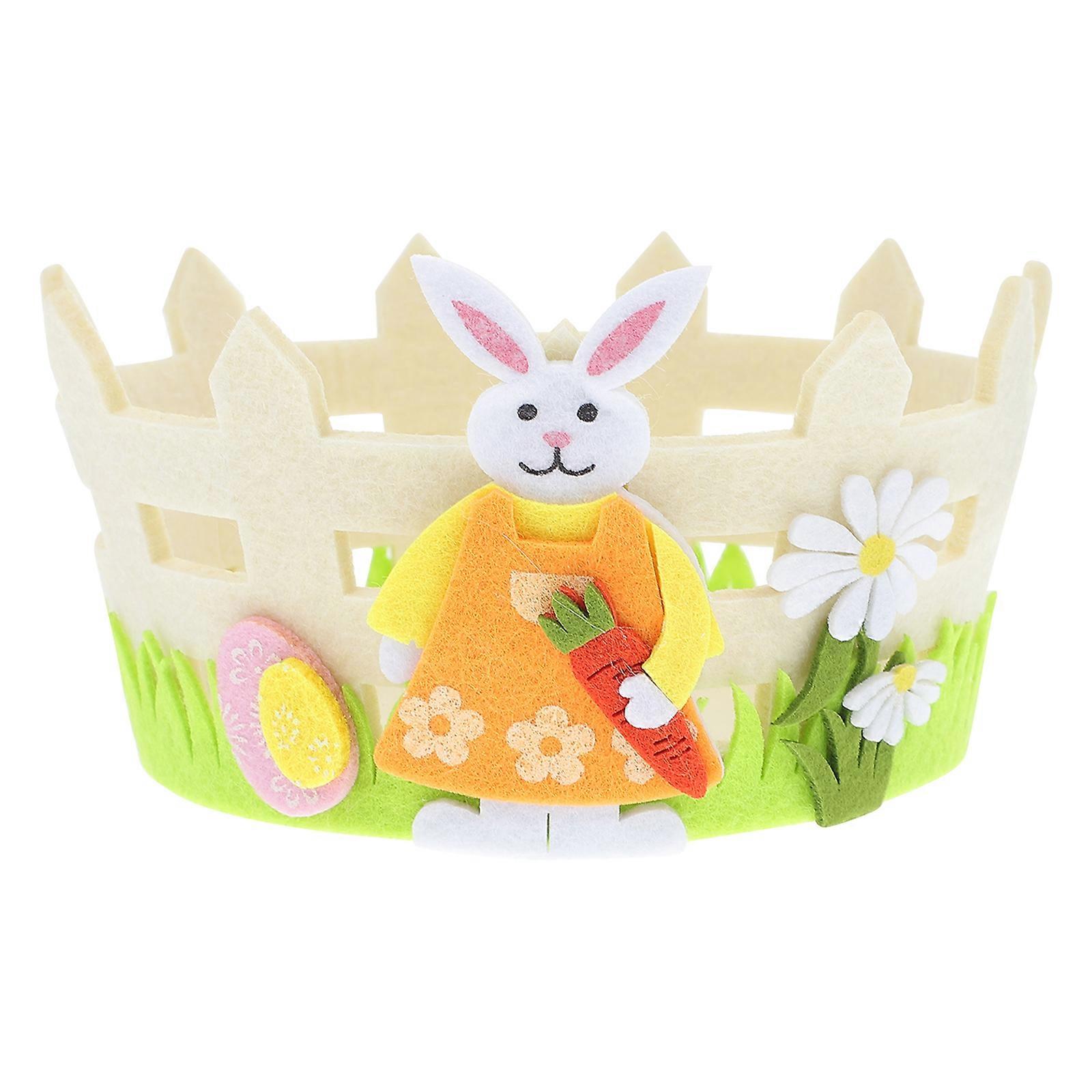 Easter Egg Storage Basket Animals Cartoon Egg Container Multi-functional Basket