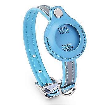 Dog Collar,polyester Pet Cat Puppy Collar With Silicone Airtag Holder