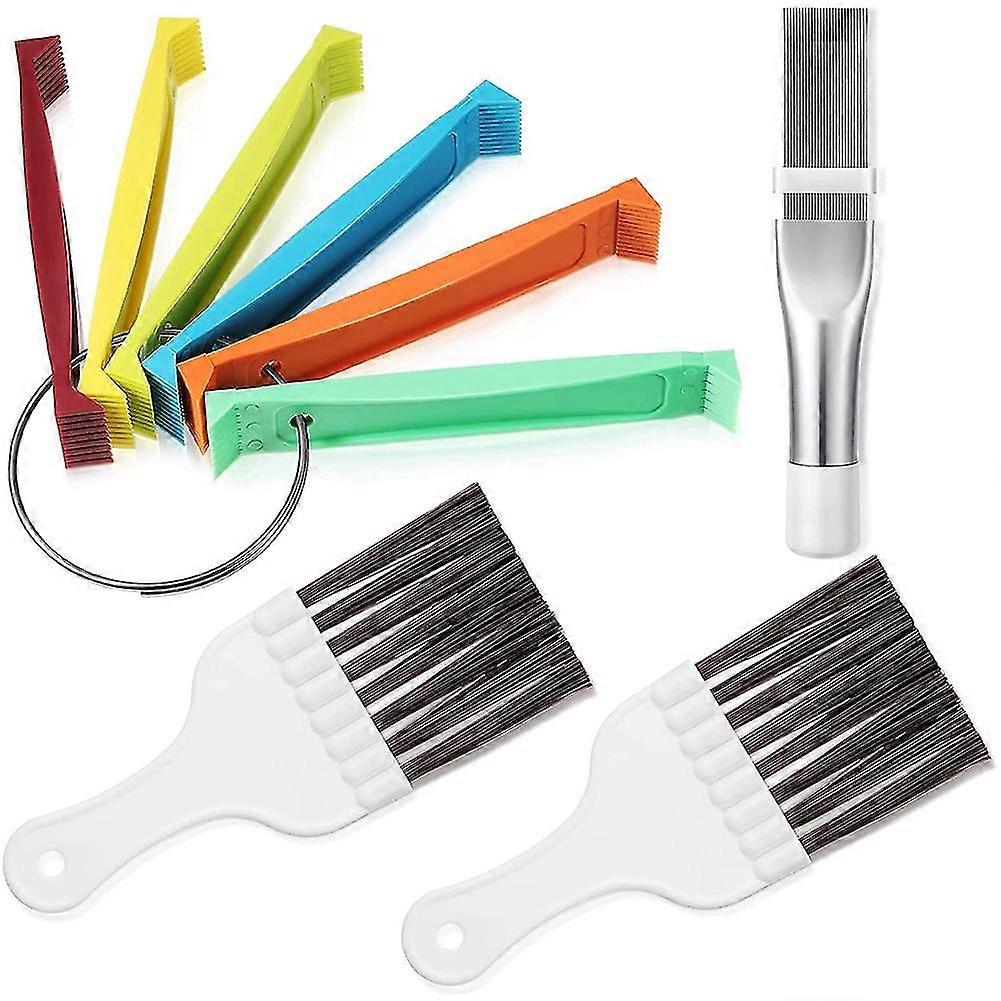 4pcs Conditer Fin Set ,fin Comb Fin Straightener And Brush Radia