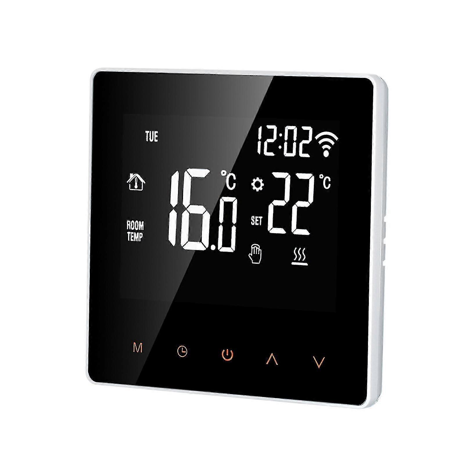 Wi-fi Smart Thermostat Digital Temperature Controller Tuya App Control Lcd Displaytouch Screen Week Programmable Electric Floor Heating Thermostat For