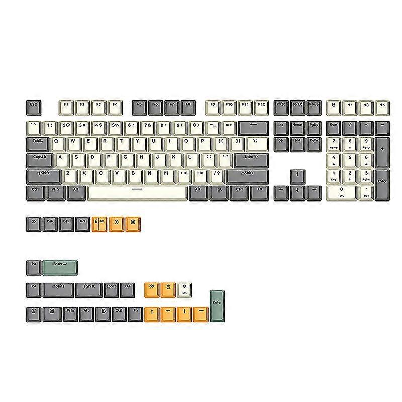 Skyloong 137pcs Mechanical Keyboard Keycaps Set Two Color Pbt Oem Backlit Key Cap For Diy Custom 61/87/104/108 Key Cherry Mx Keyboards