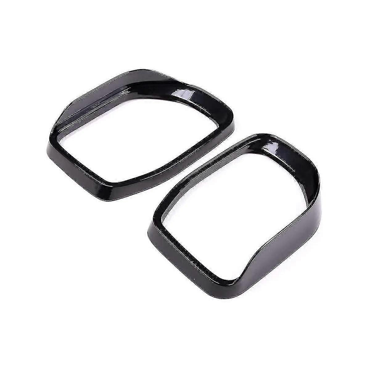 Side Rearview Mirror Rain Eyebrow Frame Decorative For 2022 Accessories (black)