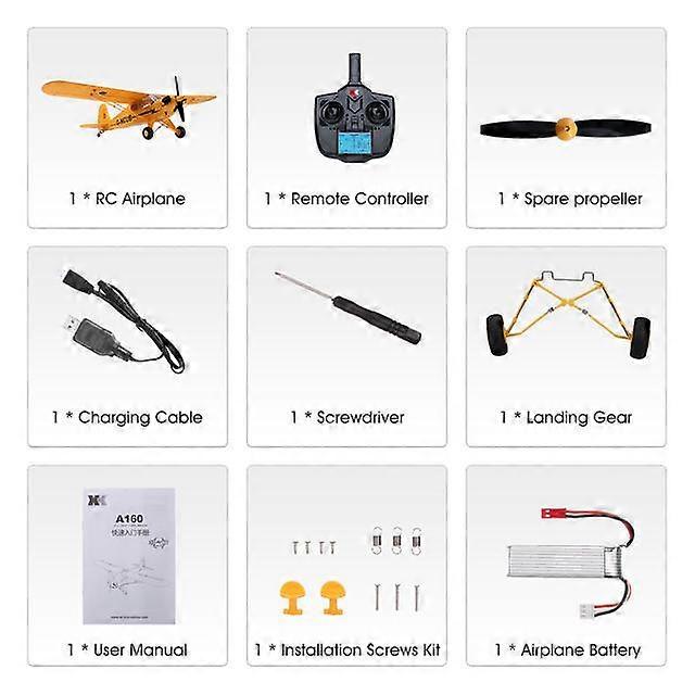 Wltoys XK A160RC飛行機5CH2.4Gラジオリモコン航空機650mm翼幅3D / 6G子供向けブラシレスモーター飛行機のおもちゃ