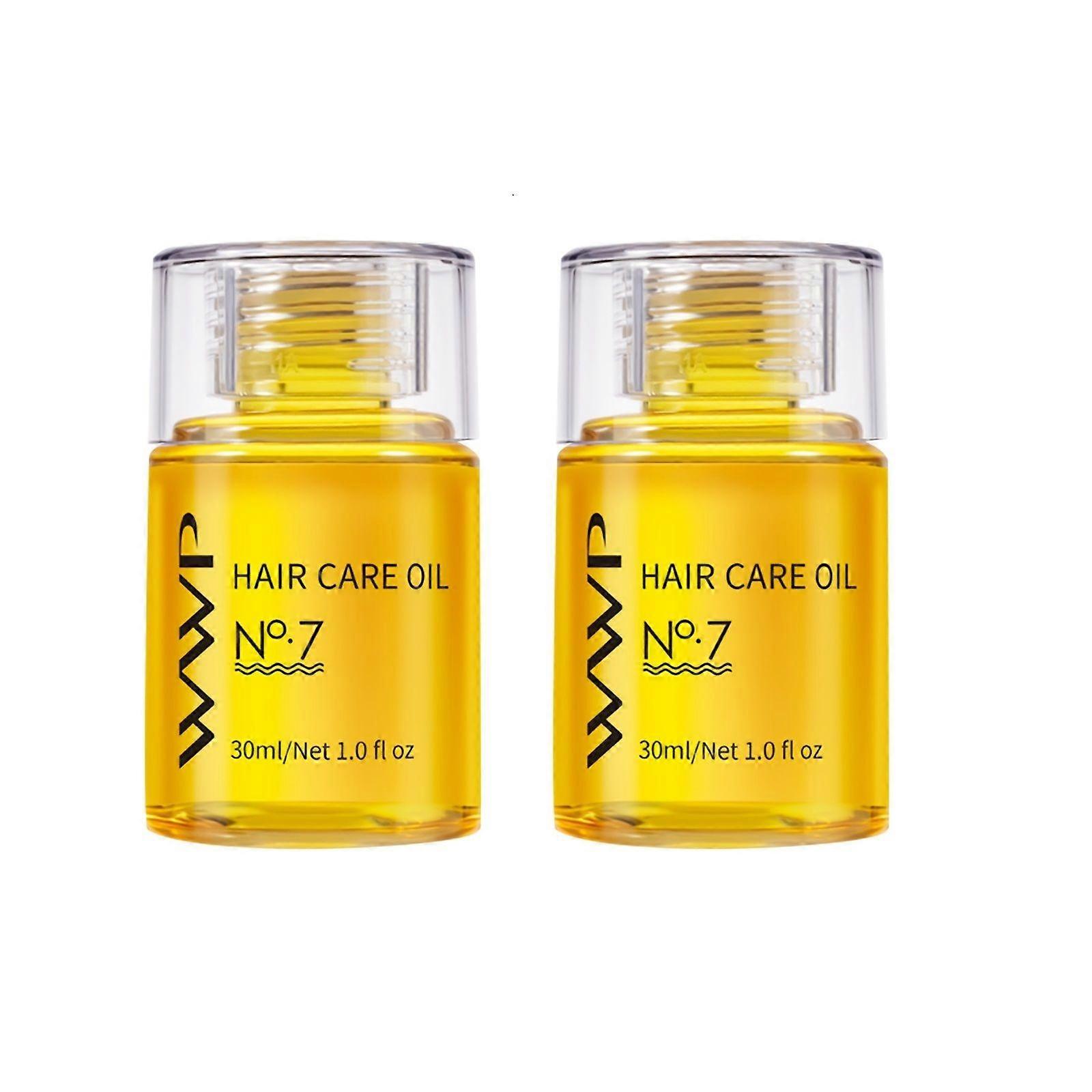 Óleo de Cuidados com os Cabelos, Óleo de Cuidados com os Cabelos de Jojoba No.7-Controle de Frizz, Nutrição Profunda | Leve, amaciar o cabelo, adequado para todos os tipos de cabelo