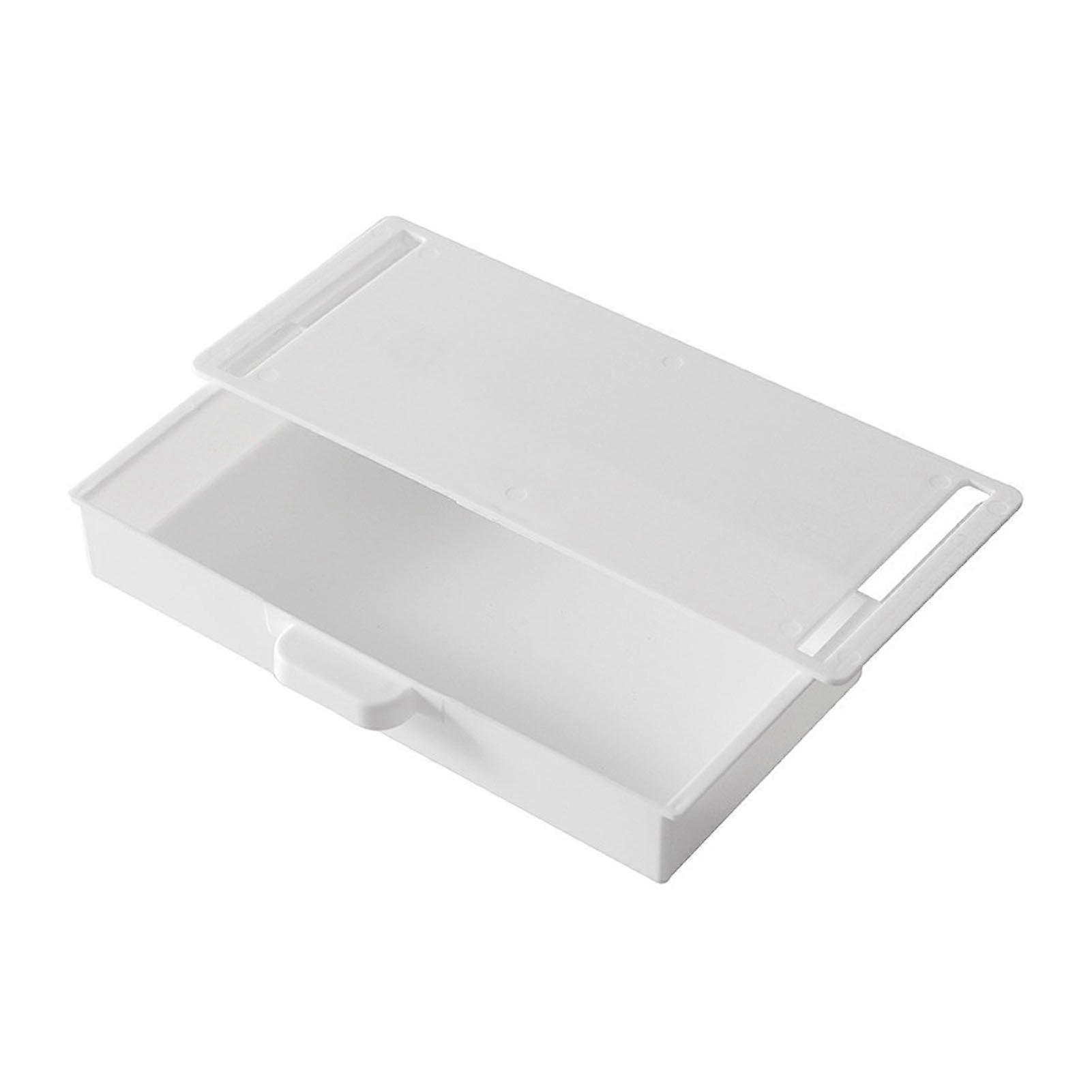 Under Desk Storage Drawer Self Adhesive Stick On Slide Out Storage Drawer for Cabinet Office Table