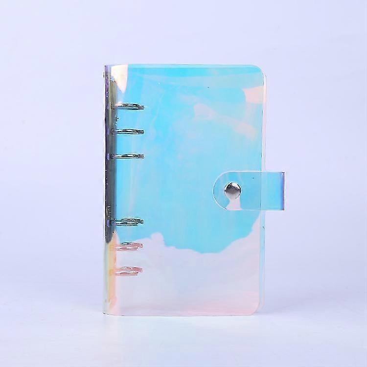 A5 Notebook Binder, Transparent And Colorful, High-quality Pvc Notebook, Rain,0312