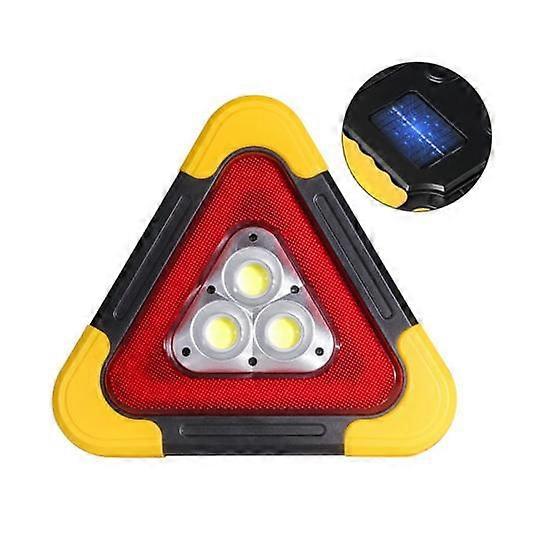 Car Emergency Breakdown Warning Triangle Red Reflective Safety Hazard Lamp