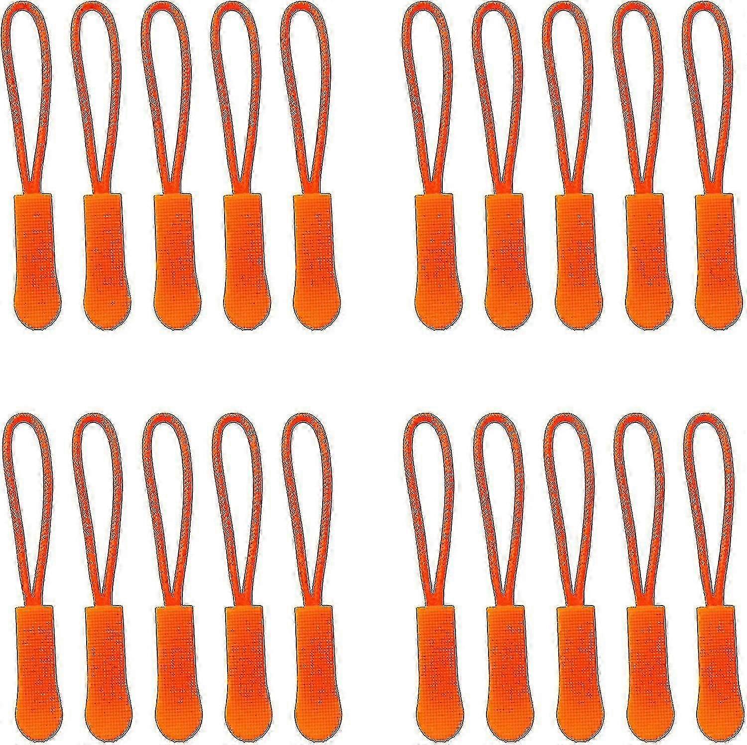 20pcs Zipper Pull - Zipper Pulls Replacement, Fluorescent Zipper Pulls, Bright Zipper Puller Helper, Zipper Pull Puller, Replacement Zipper Pulls Tab-