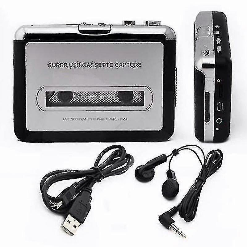 Φορητό κασετόφωνο & κασέτα ήχου Walkman στο μετατροπέα Mp3, μετατροπή κασέτας Walkman σε mp3 μέσω USB, μαγνητόφωνο σε κασέτα - XC