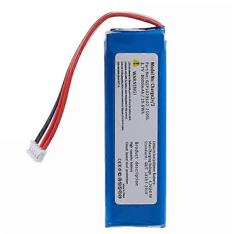 متوافق مع JBL Charge 2 3.70V 8000mAh بطارية ليثيوم أيون بوليمر جزء تجميع (تشفير: GSP1029102 210SL) (بدون شعار)