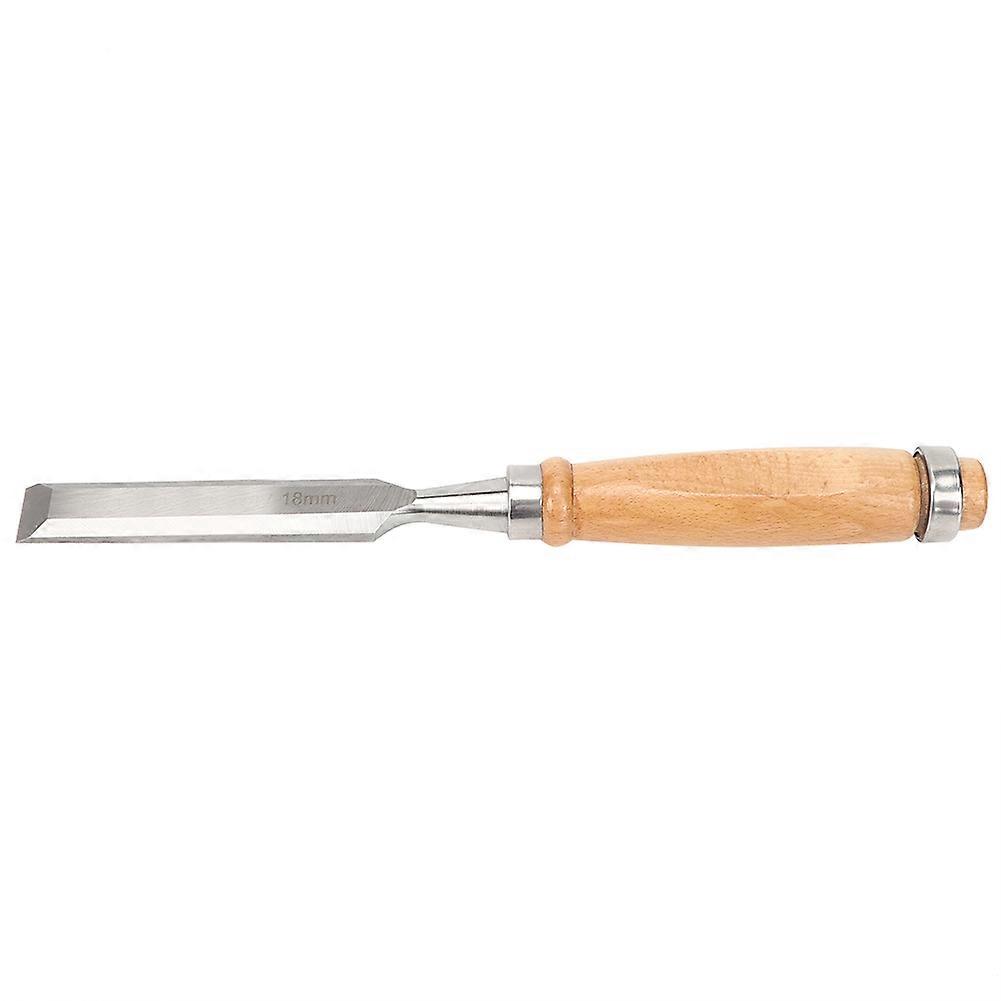 Flat Chisel 18mm Wooden Handle Chrome Vanadium Steel Tool