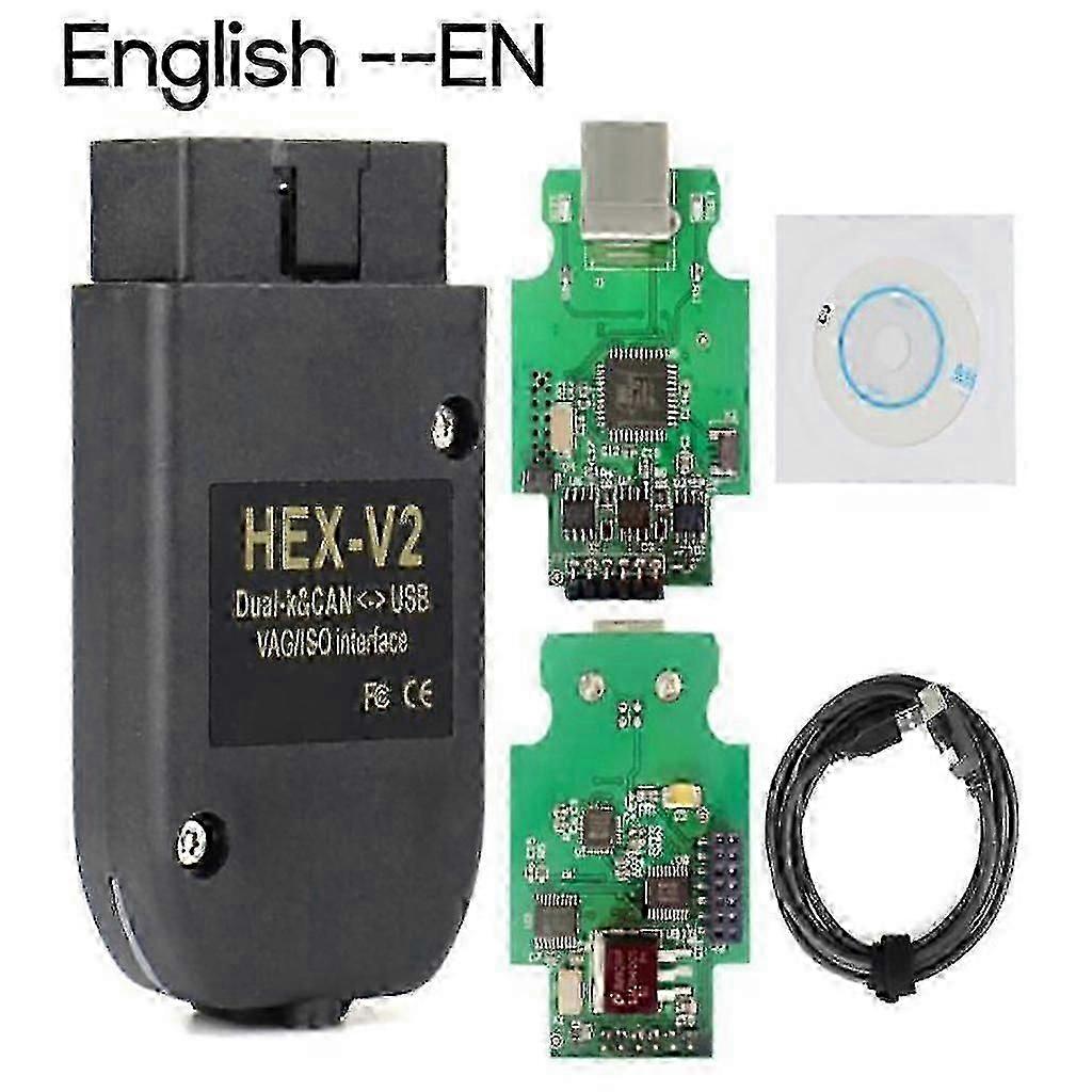 Multi-Language VCDS HEX X2 22.3 HEX CAN USB Interface V2 ATMEGA162+16V8+FT232RQ