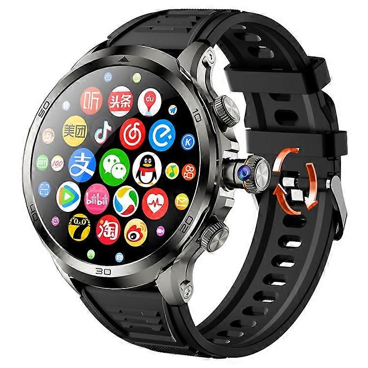 H19 3+32G 1.75-inch AMOLED Large Screen Smart Watch Pull-out Camera 4G Network SIM Card Android 8.1 Smart Watch