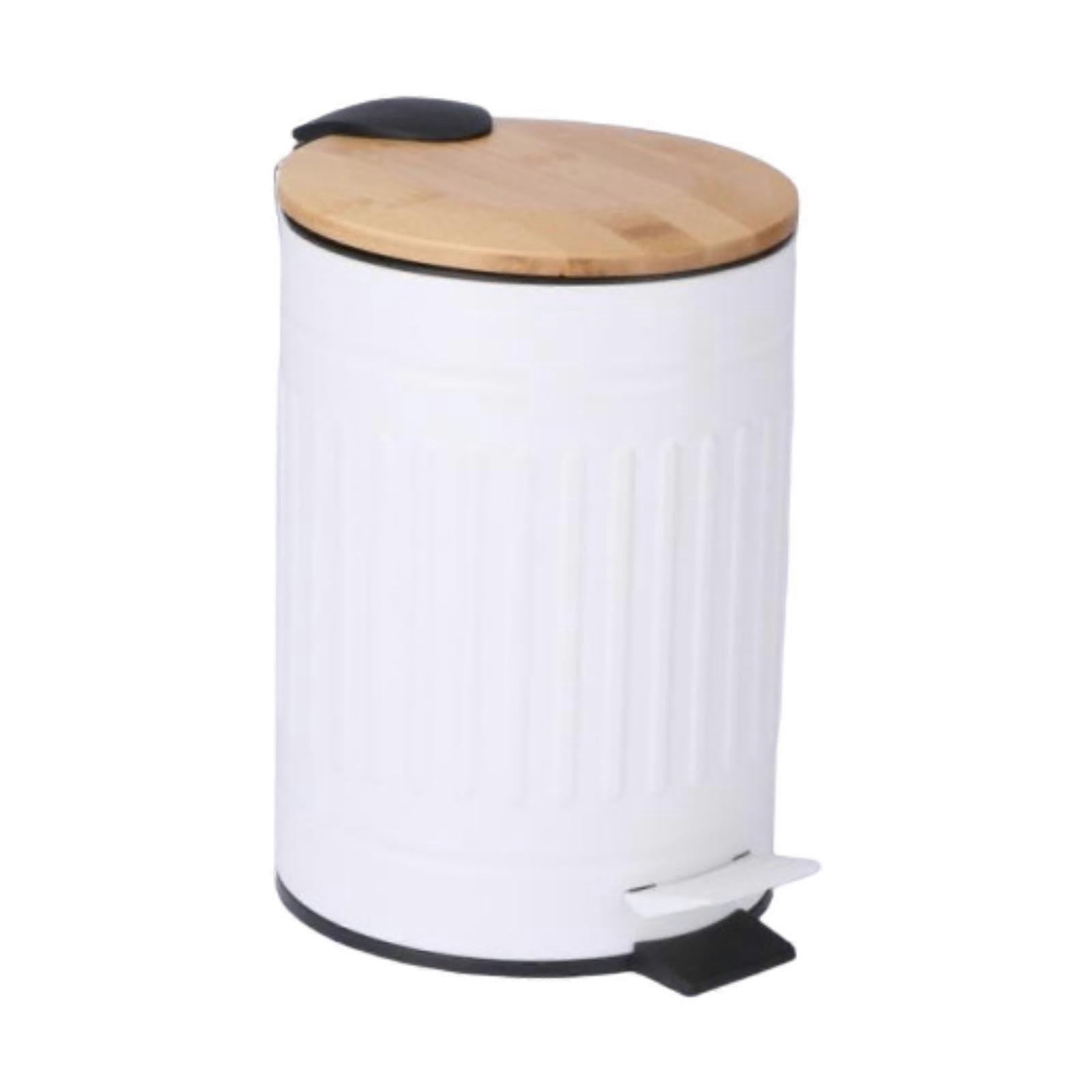 Step Trash Can Rubbish Container 5L Quiet Design Large Capacity Kitchen