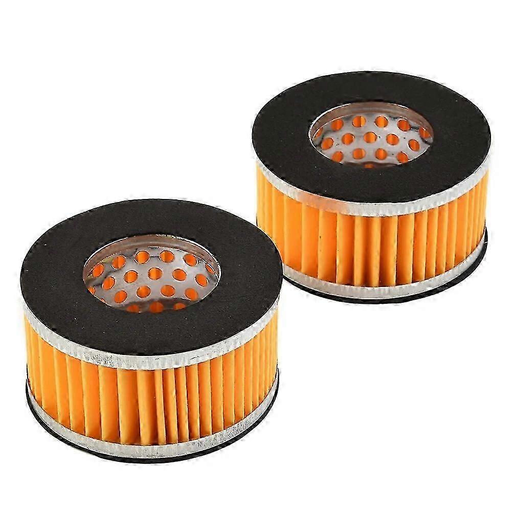 2 Pcs Filter Elements Air Compressor Silencer Air Intake Silent Oil-Free Filter Element 65*36*36mm For Air Compressor Muffler