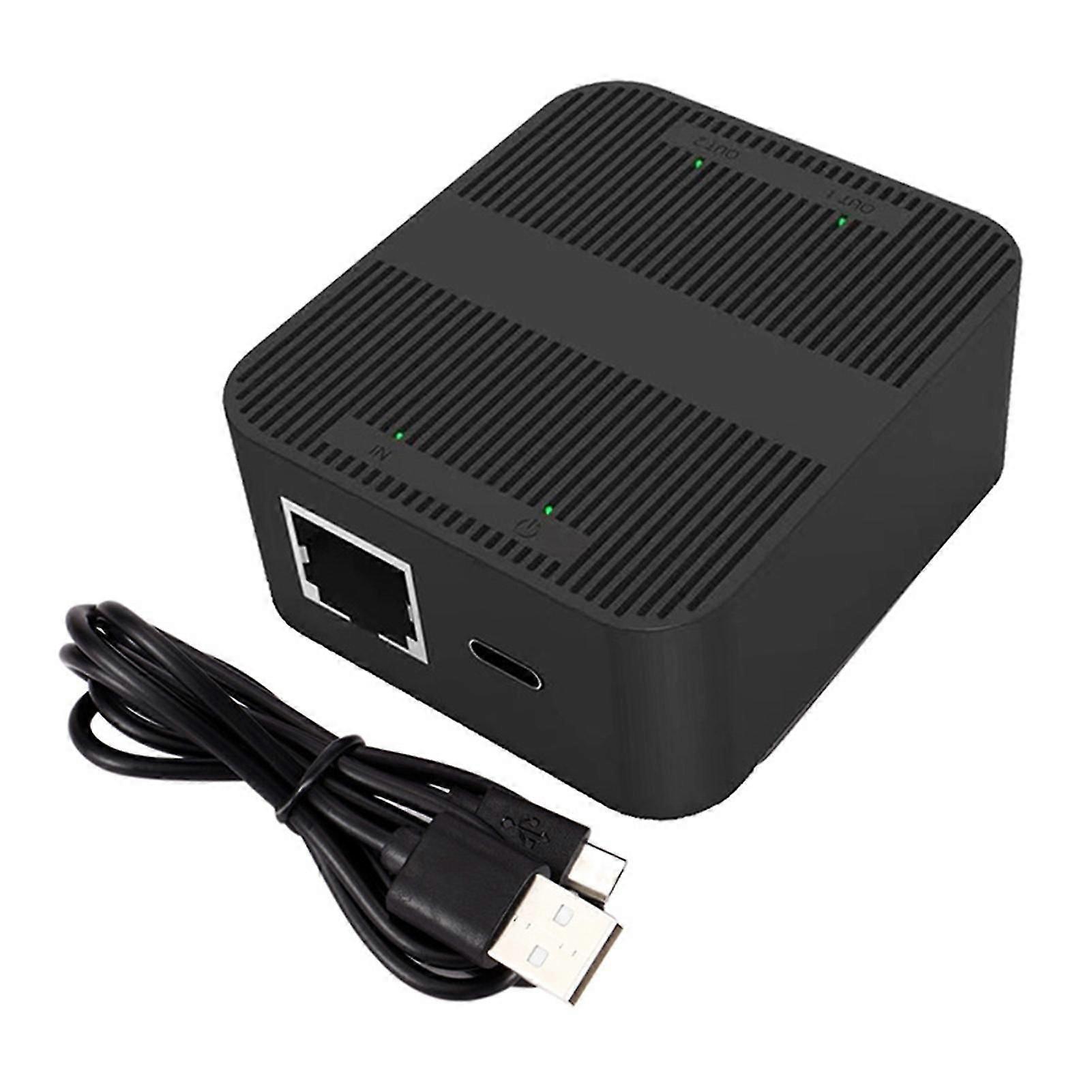 Ethernet Switch High-speed Transmission Compact Gigabit Network Splitter Ethernet Extender