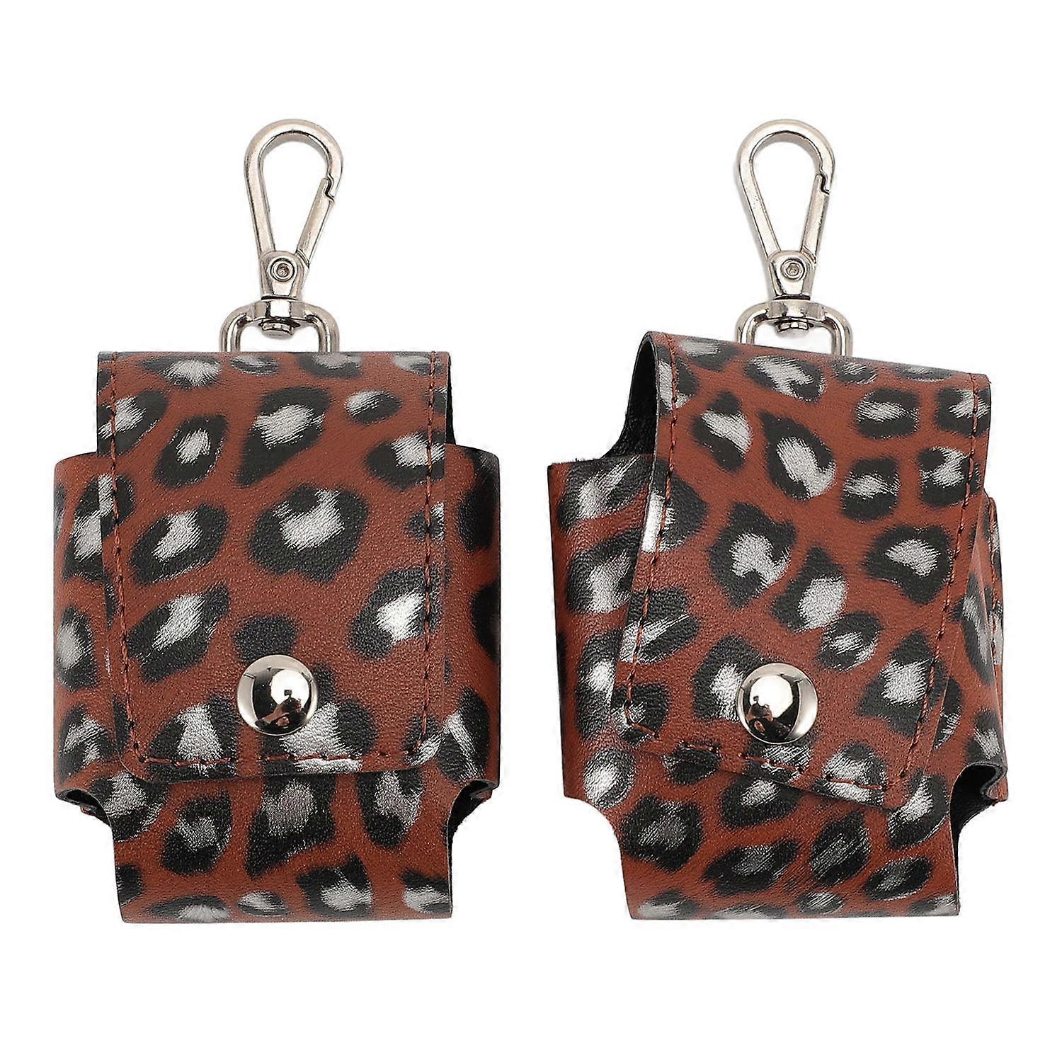 2pcs Fingertip Pulse Oximeter Carrying Case PU Leather Portable Pulse Oximeter Carry Case for Travel
