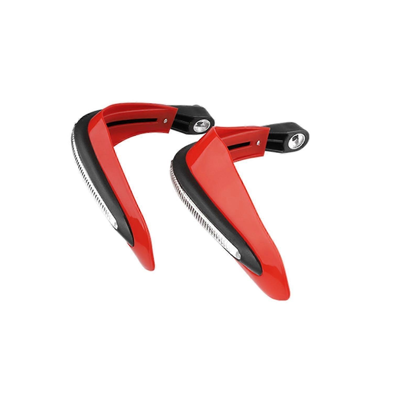2Pcs Universal Motorcycle Handguards Handguards with LED Light Motorcycle Handguard Handlebar Protec