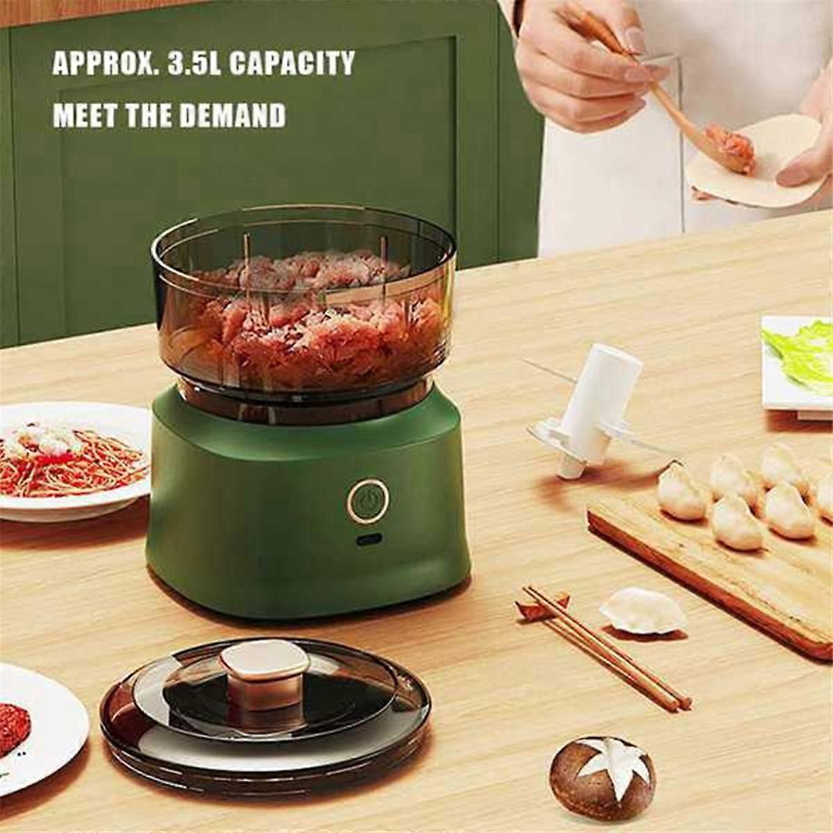 350ml Electric Garlic Chopper Mini Food Processor with Usb Charging for Onions Meat and Spices with