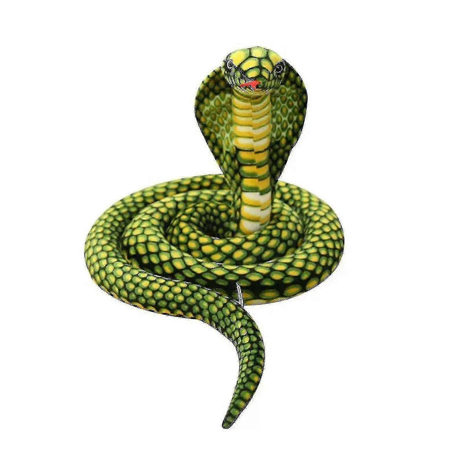 2.4m Cobra Plush Stuffed Animal Snake Cobra Snake Plush Toy Large King Cobra Stuffed Animal Snake-Yvan