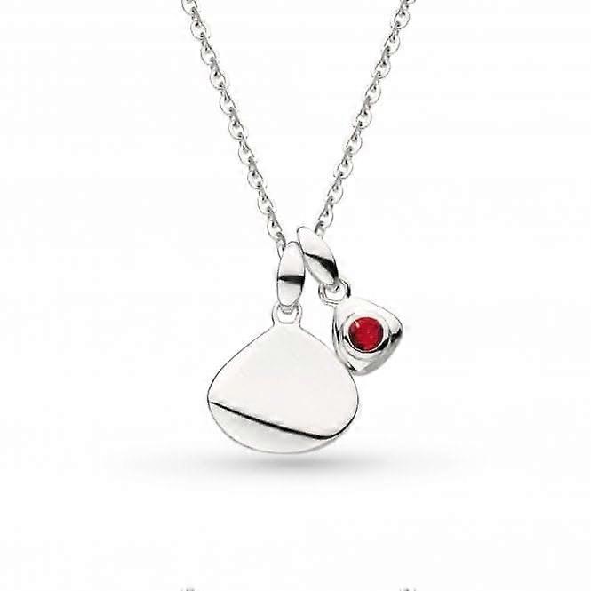Coast July Birthstone Tag SR RP 18" Necklace 9102SR