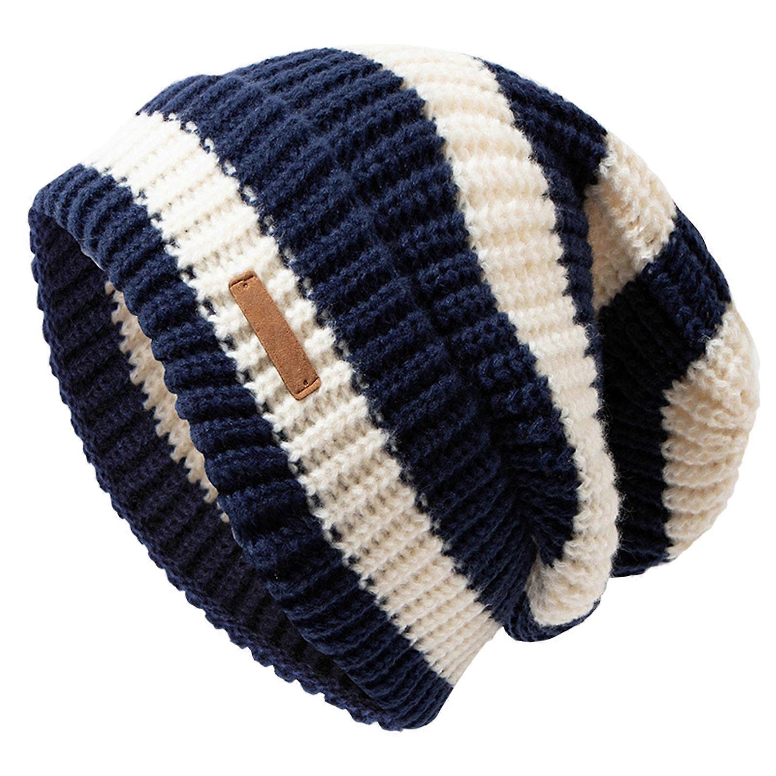 Trendy Stripe Pattern Hat Breathable Adjustable Hat Protecting Windproof Hat for Casual and Trendy Looks