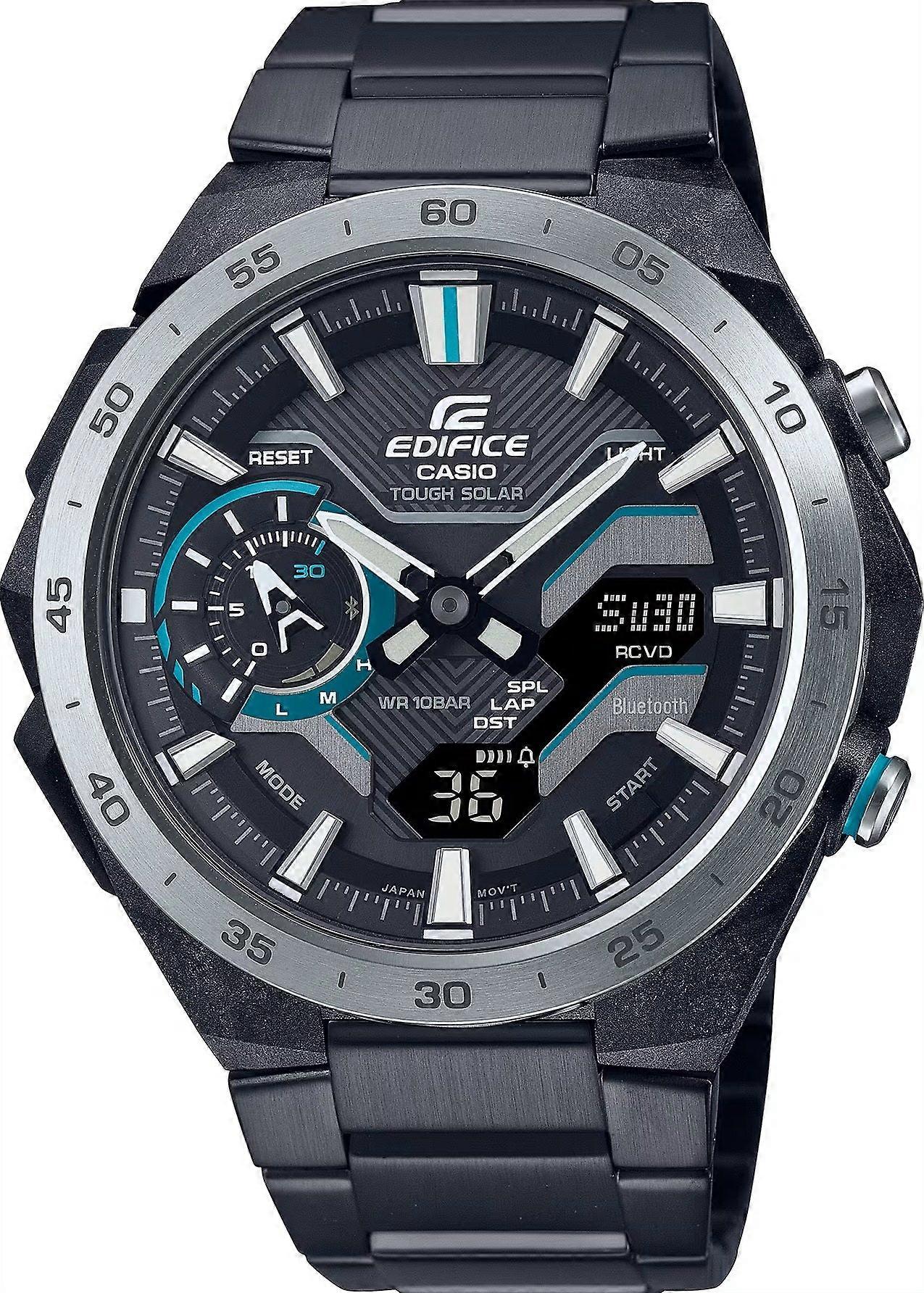 Casio Edifice Ecb-2200dd-1aef Men's Solar-powered Bluetooth Chronograph Watch