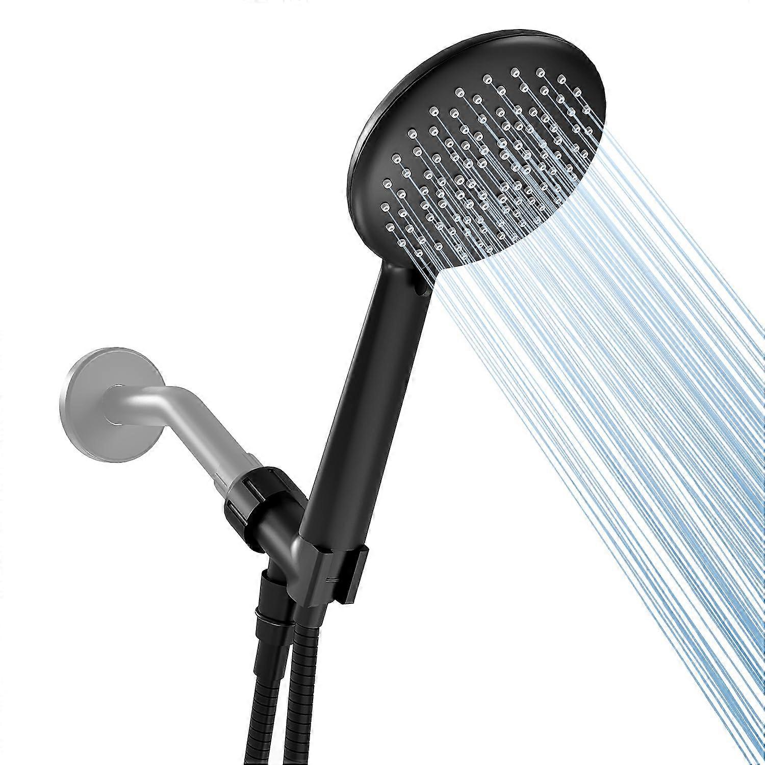 High Pressure Shower Head with Adjustable Spray Settings, Chrome Finish, Easy Installation, Universal Fit