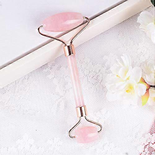 Genuine Rose Quartz Facial Massage Roller