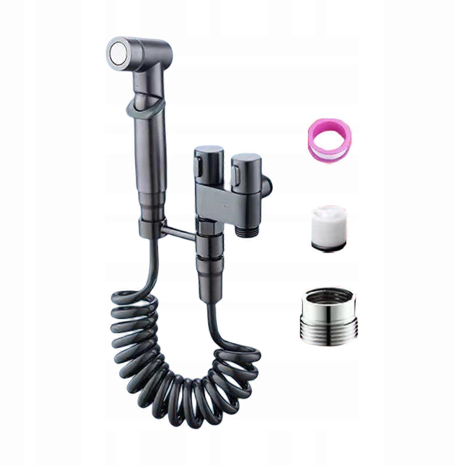 Handheld Bidet Griffset WC Sprayer Grau