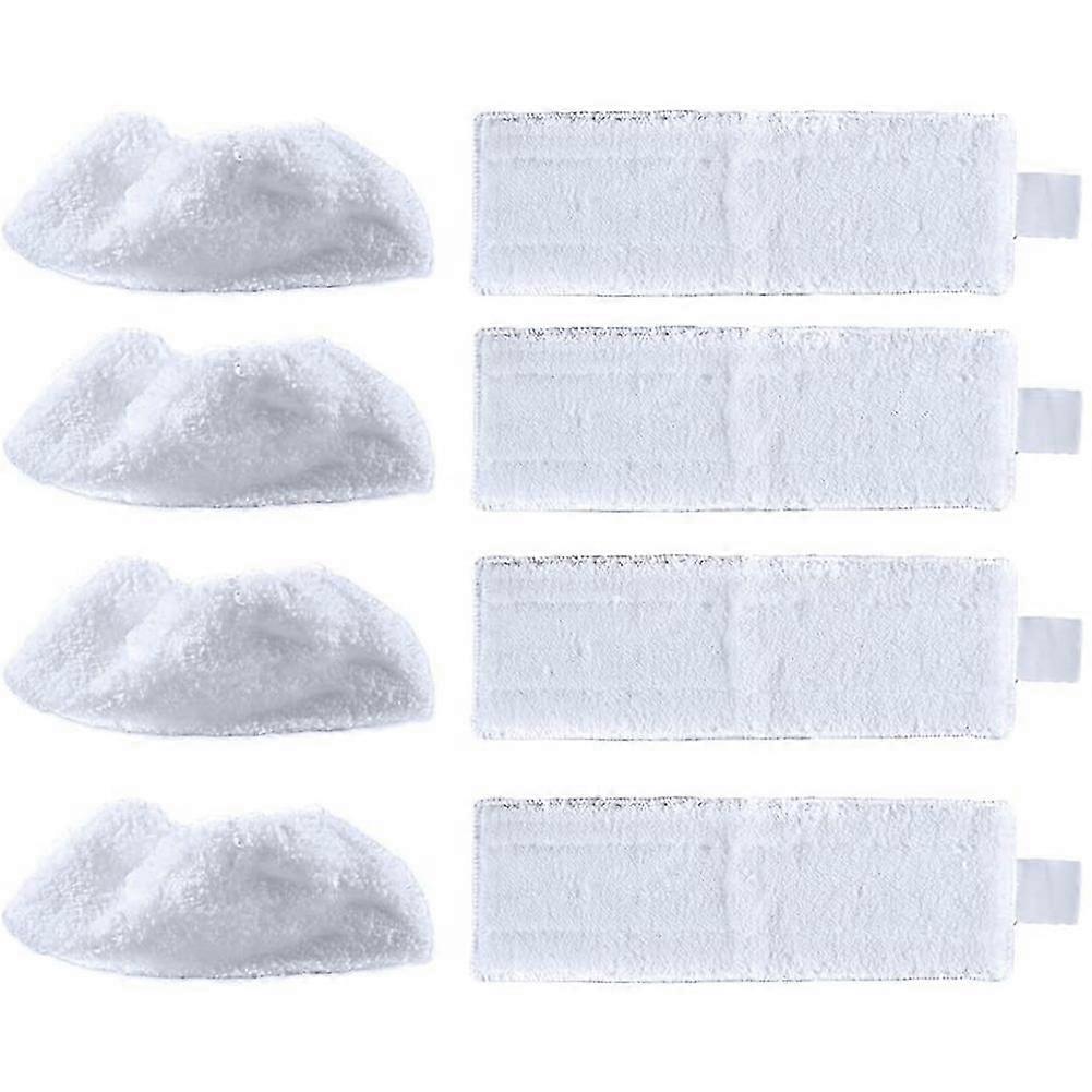 8Pcs Replacement Microfibre Mop Pads Cloth Set Compatible for EasyFix SC 2, SC 3, SC 4, SC 5 Steam Cleaners Edition