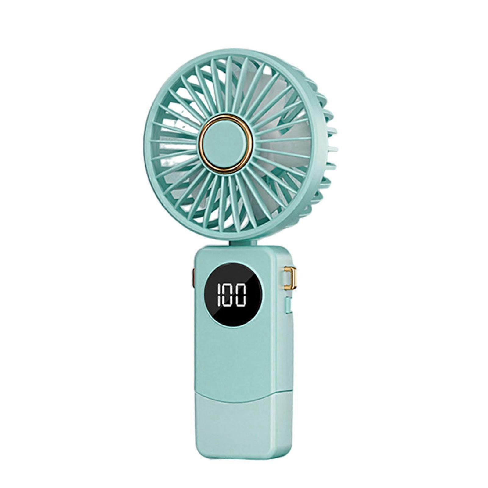 Foldable USB Fan Comfortable Powerful Fan Summer Fan Lightweight Fan Convenient Fan for Outdoor Use and Traveling Use  2