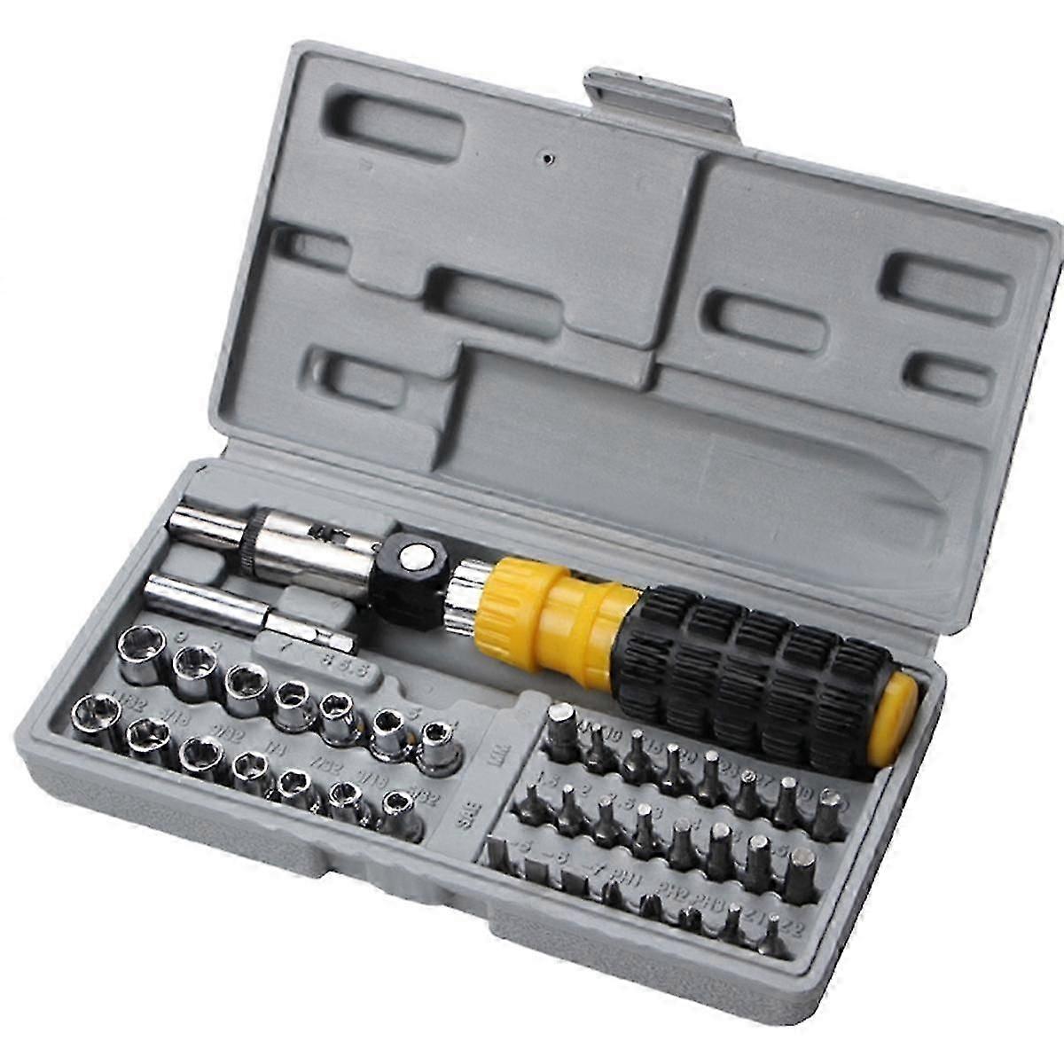 41Piece Multifunctional Screwdriver Set Tool Screwdriver Socket Wrench Combination Socket Wrench