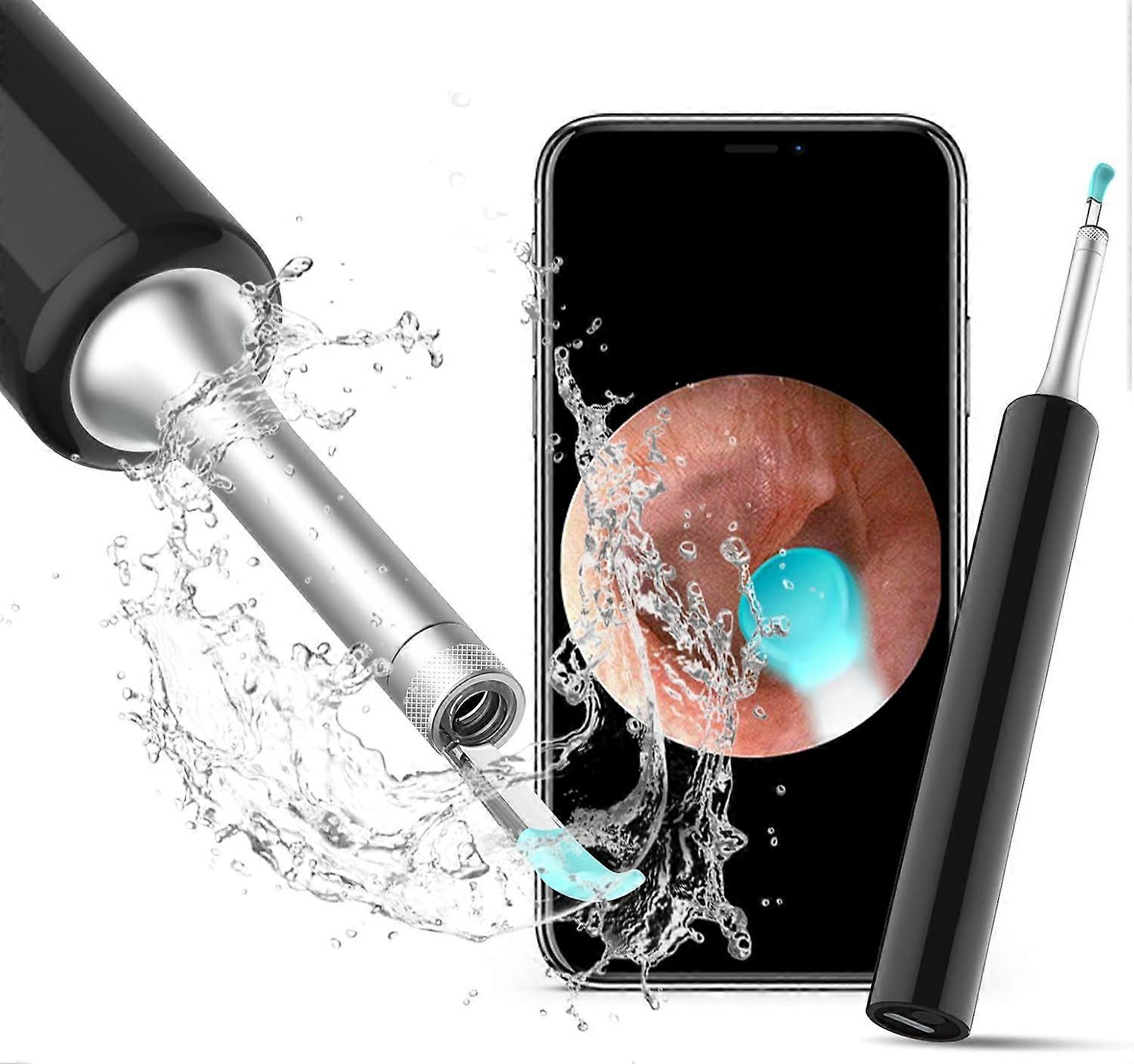 All-In-One Ear Health Solution, High-Definition Ear Wax Removal Kit with Easy-to-Use Interface for Everyday Hygiene (White)