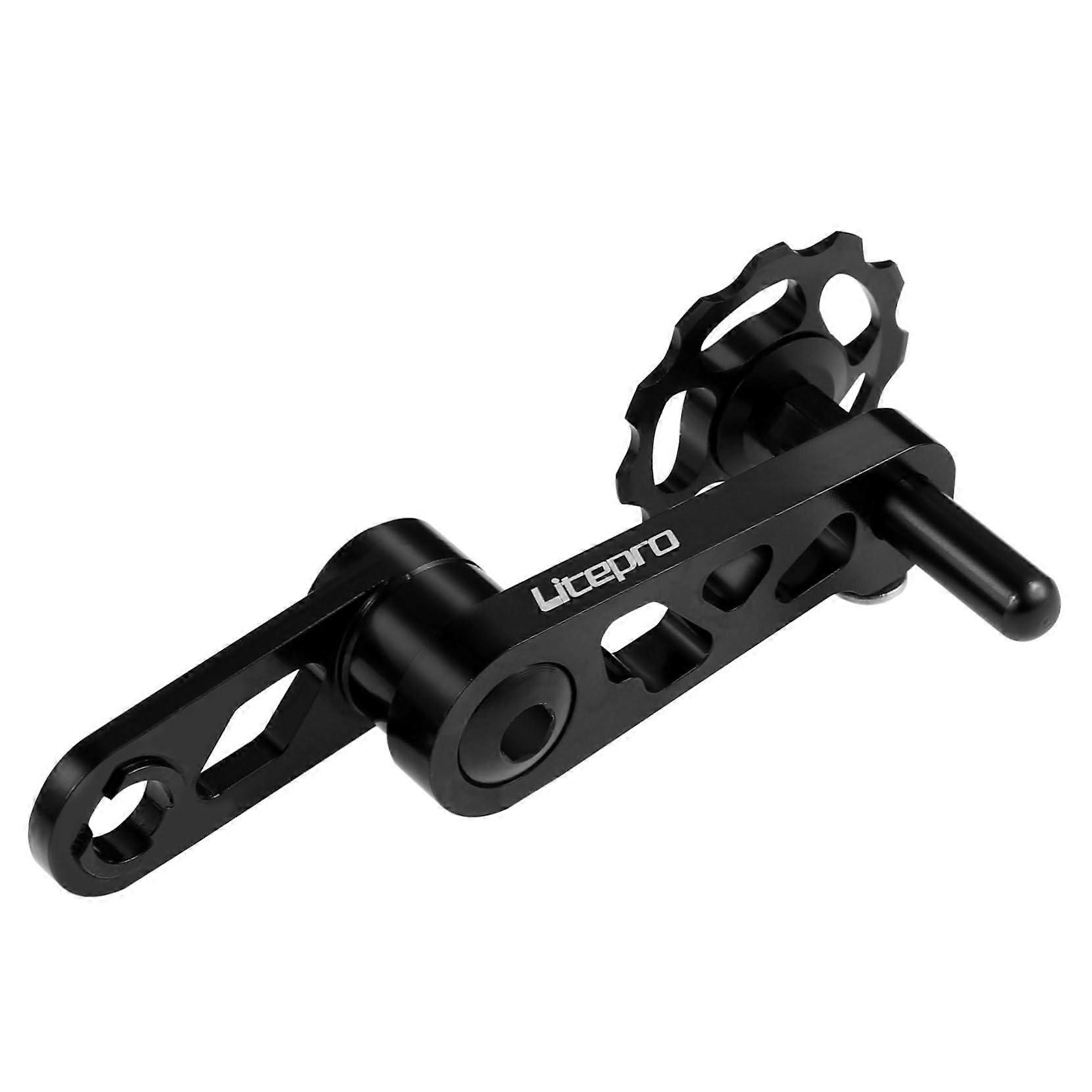 Aluminum Bike Tensioner for Rear Derailleur, Single Speed Folding Chain Tensioner for Bicycles, Durable and Lightweight